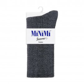 Minimi Гольфины Inverno Parigina VAR.2 Jacquard 480 den р39-41 Grigio Scuro Melange (Темно-серый мел