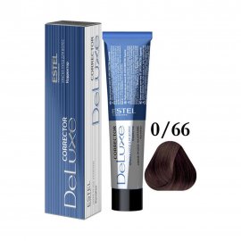 Estel De Luxe Краска-корректор 0/66 Фиолетовый