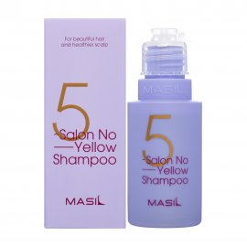 Masil 5 Salon No Yellow Шампунь против желтизны 50мл