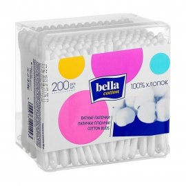 Bella Палочки ватные Cotton 200шт