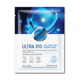 Enough Premium Collagen Line Маска тканевая для лица с морским коллагеном Ultra X10 25мл