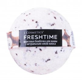 L'Cosmetics Fresh Time Бомбочка фруктовая для ванны Кокос 160гр