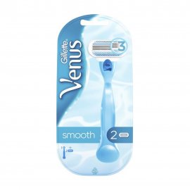 Gillette Venus Smooth Станок бритвенный с 2 сменными кассетами