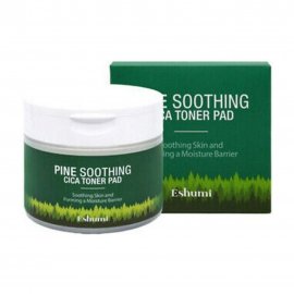 Eshumi Pine Soothing Пэды успокаивающие с экстрактами центеллы азиатской и зеленого чая 70шт