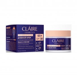 Claire Cosmetics Collagen Active Pro Крем дневной для лица 65+ SPF30 50мл