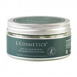 L'Cosmetics Маска витаминизированная для волос Зеленая глина и шиповник 200гр