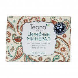 Teana Мыло Целебный мир для лица и тела с зеленой глиной 100г