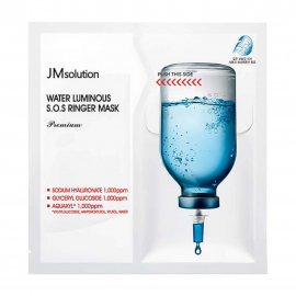 JMSolution Premium Water Luminous Маска тканевая увлажняющая для лица с гиалуроновой кислотой 33мл