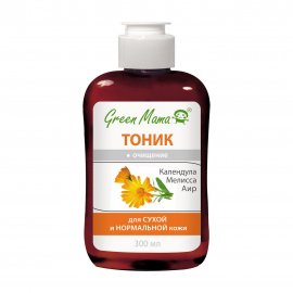 Green Mama Тоник для сухой и нормальной кожи лица Календула 300мл