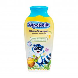 SapoNello Шампунь-гель для душа детский 2в1 Банан 250мл