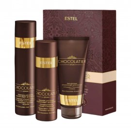 Estel Otium Chocolatier Набор Бархатное прикосновение Шампунь 250мл+Бальзам 200мл+Гель для душа 200м