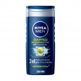 Nivea For Men Гель для душа Заряд бодрости 250мл