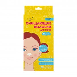 Cettua Полоски очищающие для носа 6шт