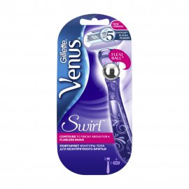 Gillette Venus Swirl Станок бритвенный с 1 сменной кассетой
