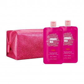 Pupa Набор Glitter Lab Smile Therapy Set I Молочко для тела+Крем для тела+Косметичка