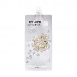Missa Pure Source Pocket pack Маска кремовая ночная с экстрактом жемчуга