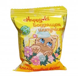 Laboratory Katrin Happy-ki Средство шипучее для ванн Бодрящая штучка Апельсиновый фреш 40гр