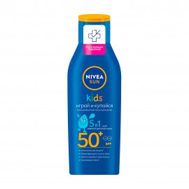 Nivea Sun Лосьон солнцезащитный детский Играй и купайся для нежной детской кожи SPF50 200мл