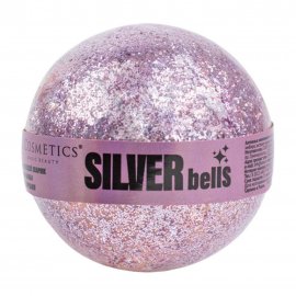 L'Cosmetics Шар бурлящий для ванны с блестками Silver Bells 120гр