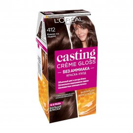L'Oreal Paris Casting Creme Gloss Краска для волос 412 Какао со льдом