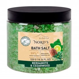 Nord's Secret Соль для ванн Бергамот и кедр 520гр