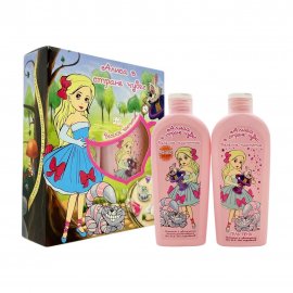 Алиса в стране чудес Набор Веселое чаепитие Шампунь 250мл+Гель-пена для ванны 250мл