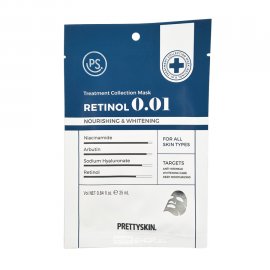 PrettySkin Treatment Collection Retinol 0.01  Маска для лица тканевая с ретинолом