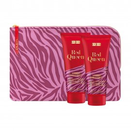 Pupa Набор Red Queen Amber Treasure Set Молочко для душа+Крем для тела+Косметичка