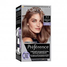 L'Oreal Paris Preference Краска для волос 7.1 Пепельно-русый