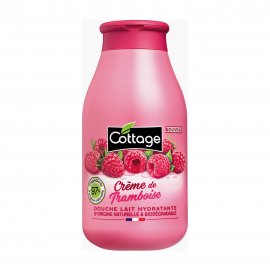 Cottage Moisturizing Молочко для душа Малина со сливками 250мл