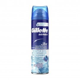 Gillette Men Sensitive Cool Гель для бритья с эффектом охлаждения 200мл