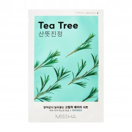 Missa  Airy Fit Маска тканевая успокаивающая с экстрактом чайного дерева для чувствительной кожи 19г