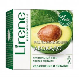 Lirene Vege Крем для лица День и ночь разглаживающее Авокадо 50мл