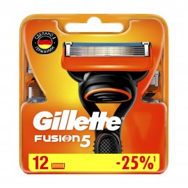 Gillette Men Fusion5 Сменные кассеты для бритья 12шт