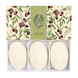 La Florentina Набор Мыло Цветы оливы 3шт*150гр