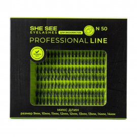 She See Набор накладных ресниц Professional Line N50 Ким