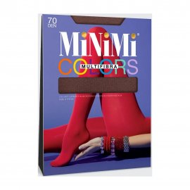 Minimi Колготки Multifibra Colors 3D 70 den  (Каштановый)