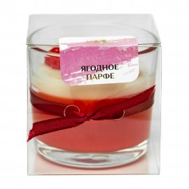 Aromantique Свеча ароматическая в стакане Ягодное парфе 60гр