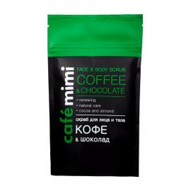 Cafe Mimi Скраб для лица и тела Кофе и Шоколад 150гр