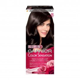 Garnier Color Sensation Роскошь цвета Крем-краска для волос 3.0 Роскошный каштан