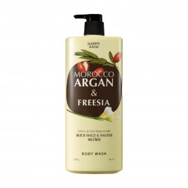 Happy Bath Гель для душа с аргановым маслом и ароматом фрезии Morocco Argan&Freesia 1200мл