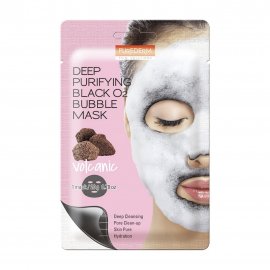Purederm Deep Purifying Black O2 Bubble Mask Маска кислородная очищающая для лица 20гр