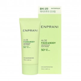 Enprani Aloe Face&Body Крем солнцезащитный водостойкий для лица и тела с алоэ 100мл