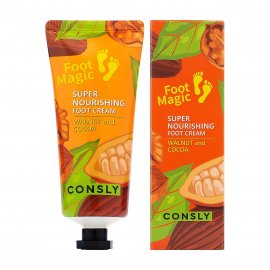 Consly Крем суперпитательный для ног Какао и грецкий орех 100мл