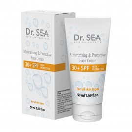 Dr.Sea Крем солнцезащитный увлажняющий для лица 30+ SPF ст50мл