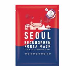 BeauuGreen K-Beauty Mask Korea Seoul Маска для лица тканевая омолаживающая с экстрактом семян женьше