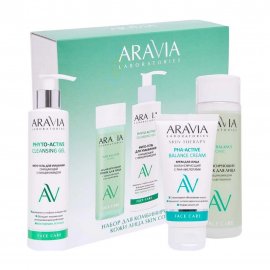 Aravia Laboratories Набор Skin Control для комбинированной кожи лица
