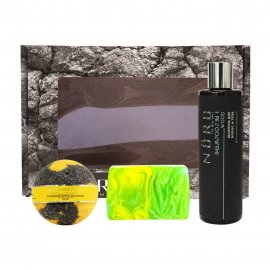 L'Cosmetics Men Набор Nord Энергия и сила Шар бурлящий 120гр+Мыло 100гр+Шампунь 2в1 250мл