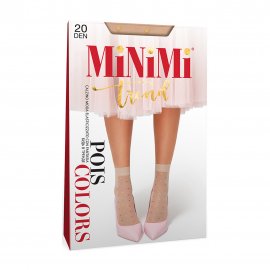 Minimi Носки Trend Pois Colors в разноцветный горошек 20 den UNI avorio