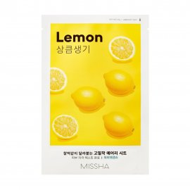 Missa  Airy Fit Маска тканевая освежающая с экстрактом лимона для тусклой кожи